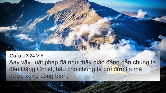 Ga-la-ti 3:24 VIE Bible Verse Image