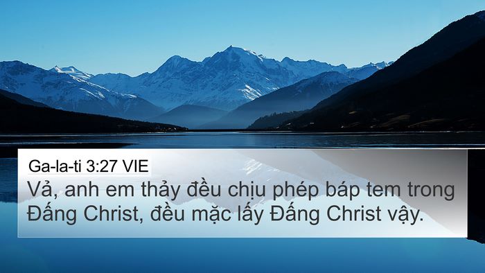 Ga-la-ti 3:27 VIE Bible Verse Image