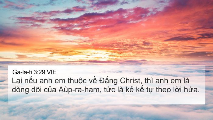 Ga-la-ti 3:29 VIE Bible Verse Image