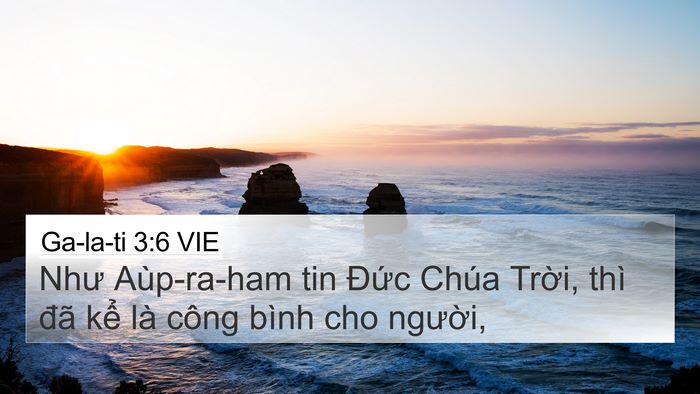 Ga-la-ti 3:6 VIE Bible Verse Image