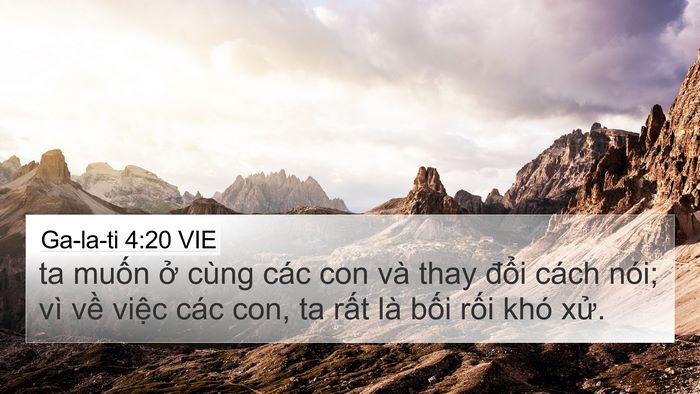 Ga-la-ti 4:20 VIE Bible Verse Image