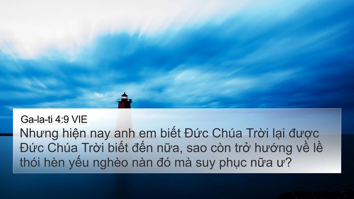 Ga-la-ti 4:9 VIE Bible Verse Image