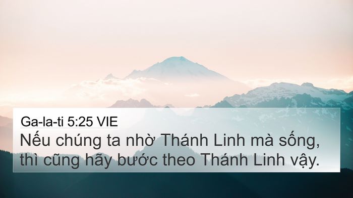 Ga-la-ti 5:25 VIE Bible Verse Image