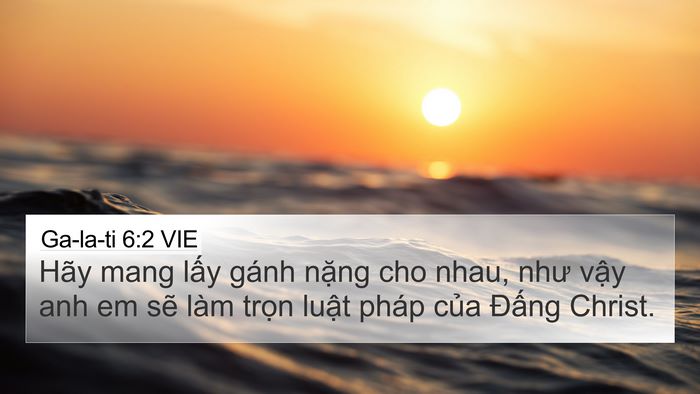 Ga-la-ti 6:2 VIE Bible Verse Image