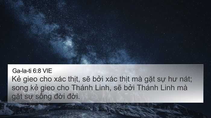 Ga-la-ti 6:8 VIE Bible Verse Image