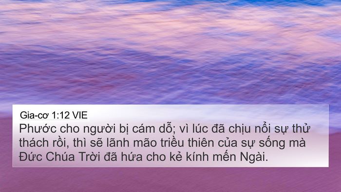 Gia-cơ 1:12 VIE Bible Verse Image