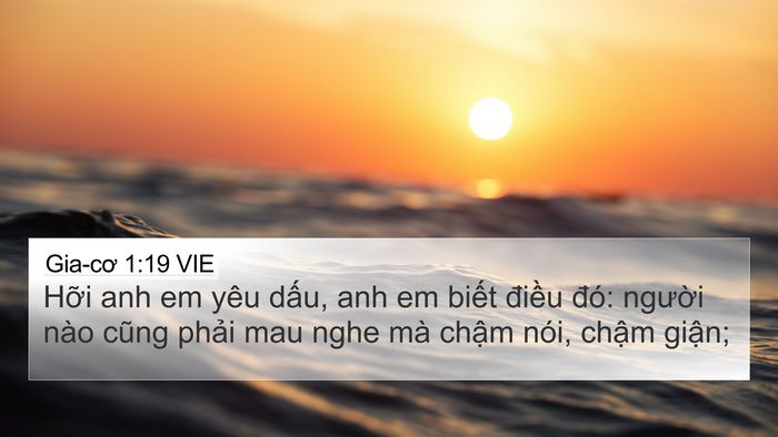 Gia-cơ 1:19 VIE Bible Verse Image