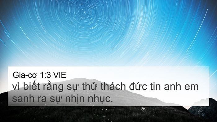 Gia-cơ 1:3 VIE Bible Verse Image