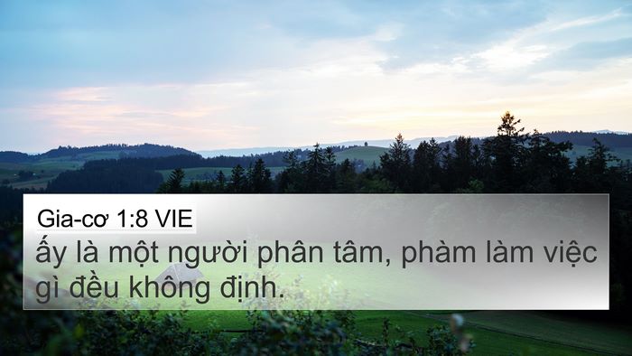Gia-cơ 1:8 VIE Bible Verse Image