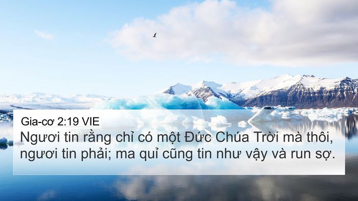 Gia-cơ 2:19 VIE Bible Verse Image