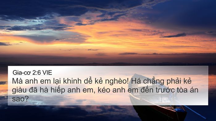 Gia-cơ 2:6 VIE Bible Verse Image