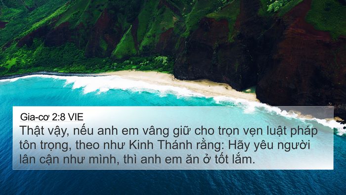 Gia-cơ 2:8 VIE Bible Verse Image
