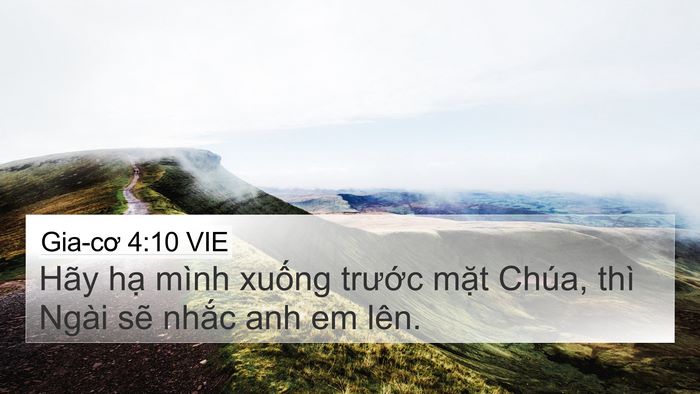 Gia-cơ 4:10 VIE Bible Verse Image