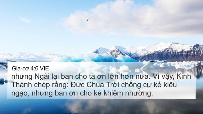 Gia-cơ 4:6 VIE Bible Verse Image