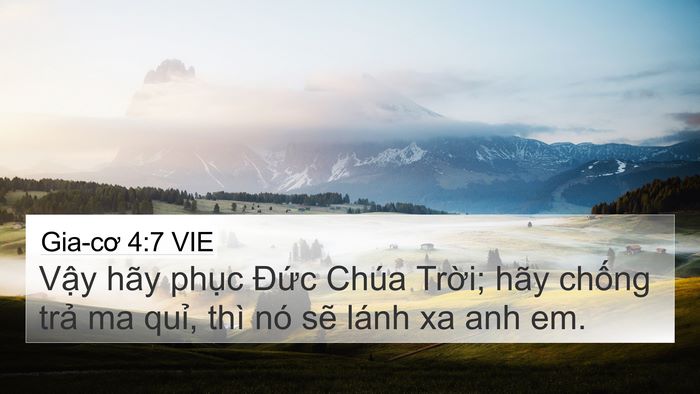 Gia-cơ 4:7 VIE Bible Verse Image