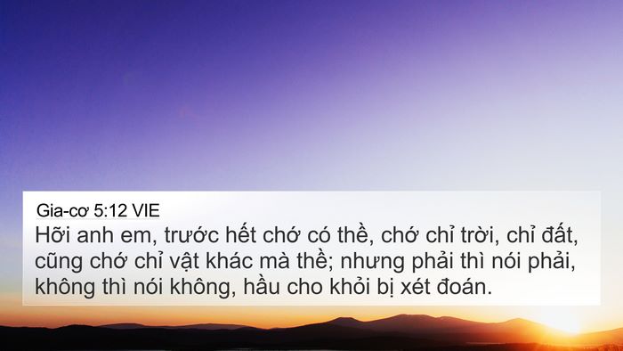 Gia-cơ 5:12 VIE Bible Verse Image