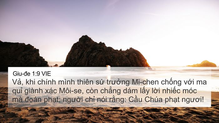 Giu-đe 1:9 VIE Bible Verse Image