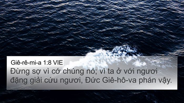 Giê-rê-mi-a 1:8 VIE Bible Verse Image