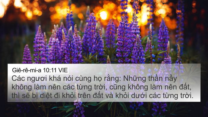 Giê-rê-mi-a 10:11 VIE Bible Verse Image