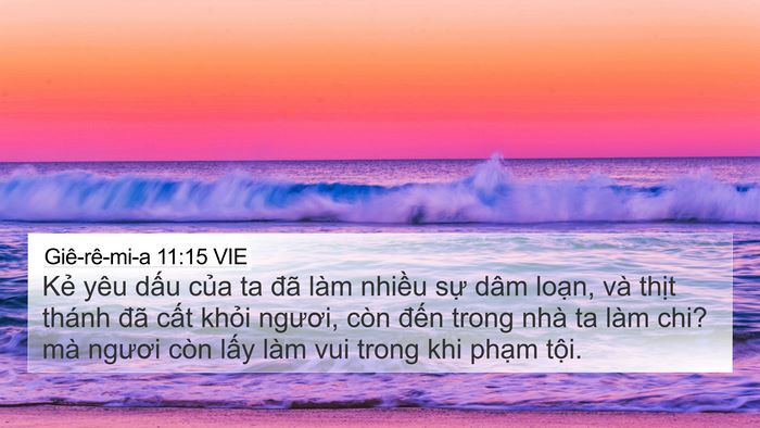 Giê-rê-mi-a 11:15 VIE Bible Verse Image