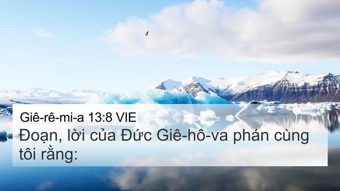 Giê-rê-mi-a 13:8 VIE Bible Verse Image