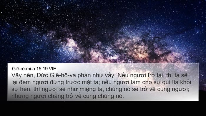 Giê-rê-mi-a 15:19 VIE Bible Verse Image
