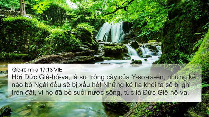 Giê-rê-mi-a 17:13 VIE Bible Verse Image