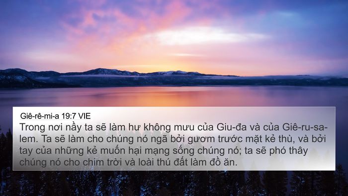 Giê-rê-mi-a 19:7 VIE Bible Verse Image