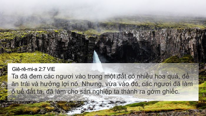 Giê-rê-mi-a 2:7 VIE Bible Verse Image