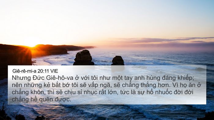 Giê-rê-mi-a 20:11 VIE Bible Verse Image