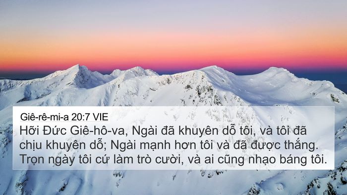 Giê-rê-mi-a 20:7 VIE Bible Verse Image