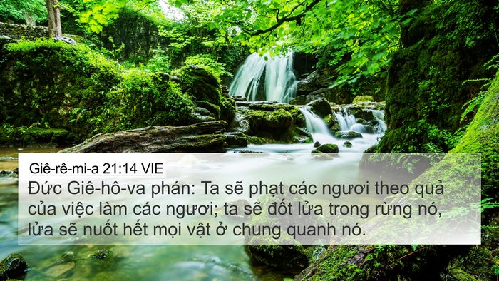 Giê-rê-mi-a 21:14 VIE Bible Verse Image