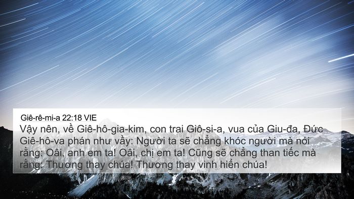 Giê-rê-mi-a 22:18 VIE Bible Verse Image