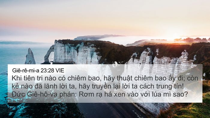 Giê-rê-mi-a 23:28 VIE Bible Verse Image