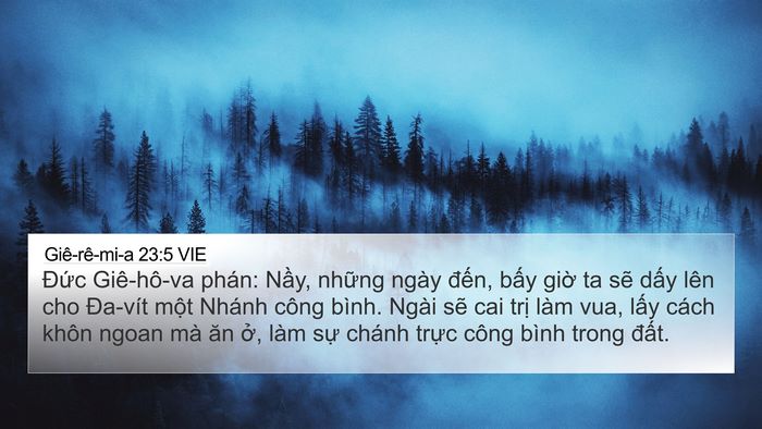 Giê-rê-mi-a 23:5 VIE Bible Verse Image