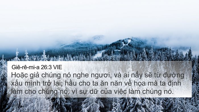 Giê-rê-mi-a 26:3 VIE Bible Verse Image