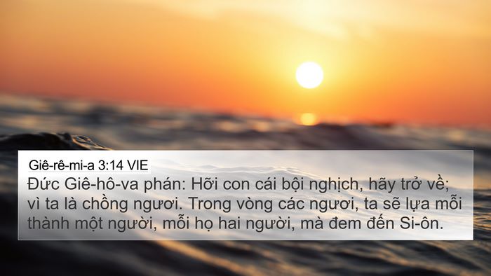 Giê-rê-mi-a 3:14 VIE Bible Verse Image