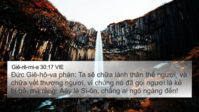 Giê-rê-mi-a 30:17 VIE Bible Verse Image