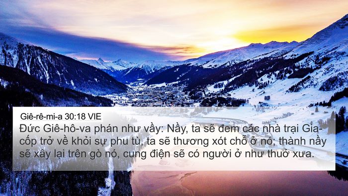 Giê-rê-mi-a 30:18 VIE Bible Verse Image
