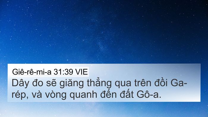 Giê-rê-mi-a 31:39 VIE Bible Verse Image