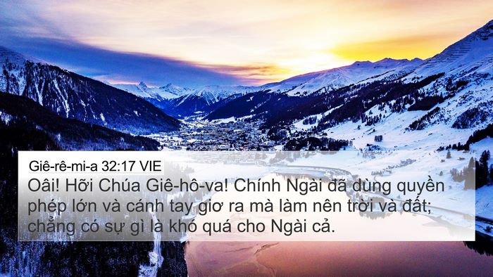 Giê-rê-mi-a 32:17 VIE Bible Verse Image