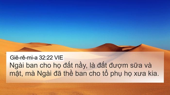 Giê-rê-mi-a 32:22 VIE Bible Verse Image
