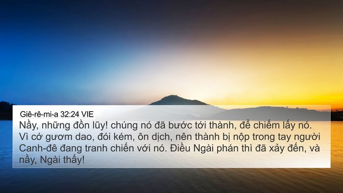 Giê-rê-mi-a 32:24 VIE Bible Verse Image
