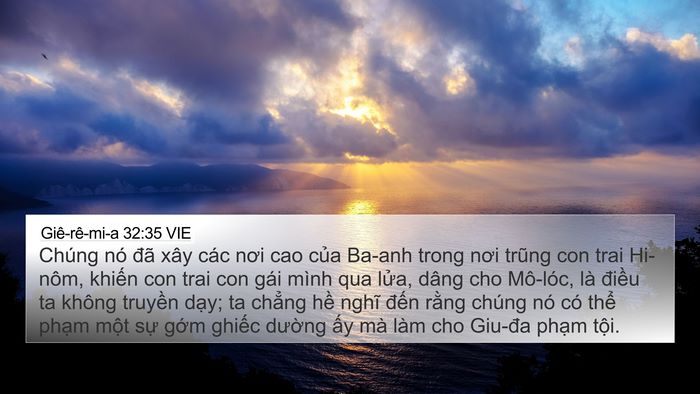 Giê-rê-mi-a 32:35 VIE Bible Verse Image