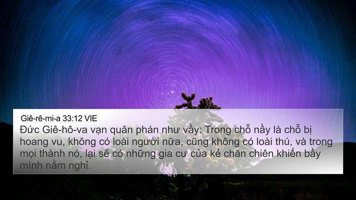 Giê-rê-mi-a 33:12 VIE Bible Verse Image