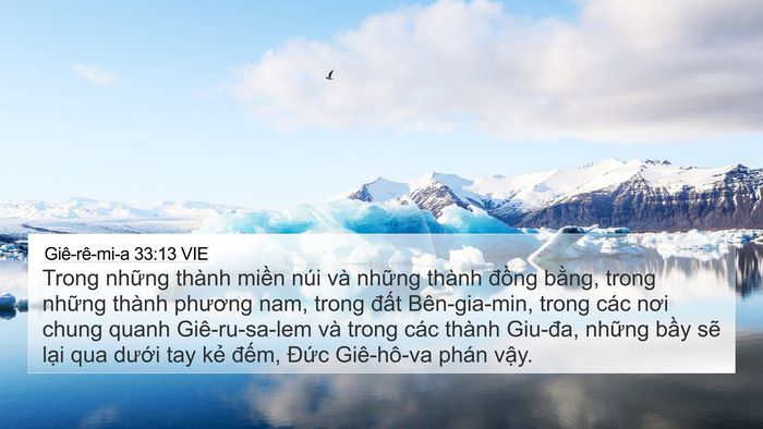 Giê-rê-mi-a 33:13 VIE Bible Verse Image