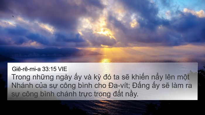 Giê-rê-mi-a 33:15 VIE Bible Verse Image