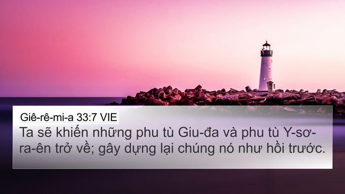 Giê-rê-mi-a 33:7 VIE Bible Verse Image