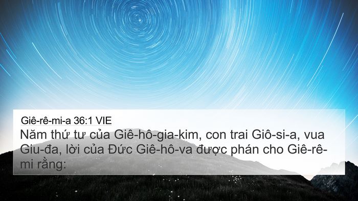 Giê-rê-mi-a 36:1 VIE Bible Verse Image