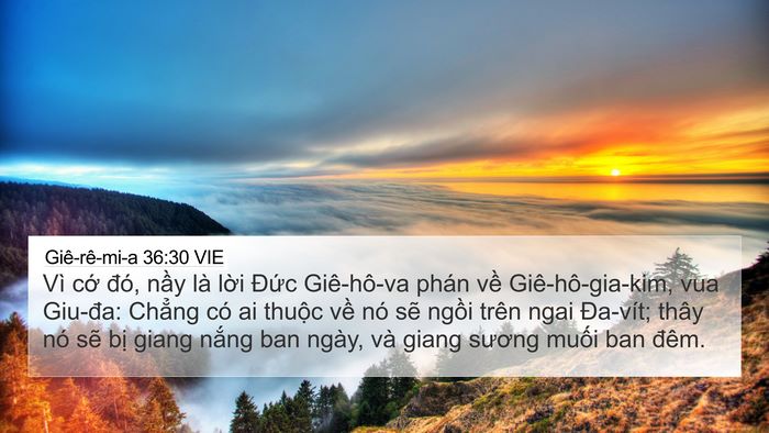 Giê-rê-mi-a 36:30 VIE Bible Verse Image
